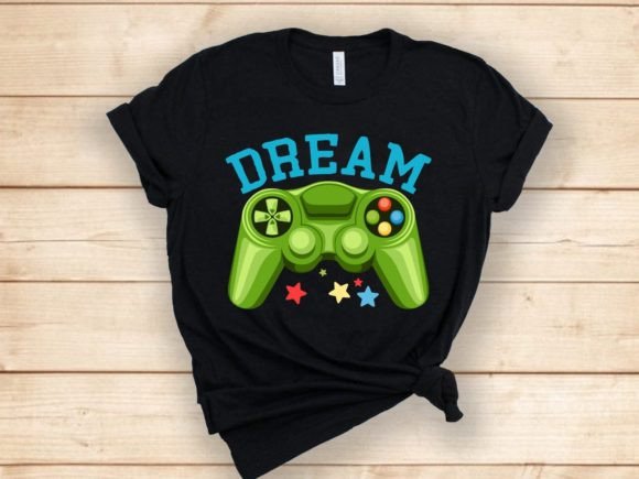 Dream Gaming T-Shirt Design for Creative Projects
