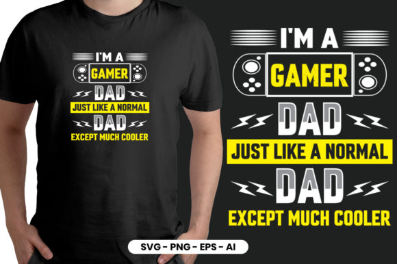 Funny Gaming Dad Quote T-Shirt: A Creative Celebration