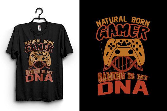 Gaming is My DNA T-Shirt Design: Unleash Your Gamer Spirit with Flawless Custom Apparel