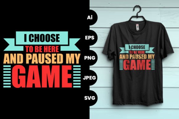 Paused My Game Funny Gaming T-shirt