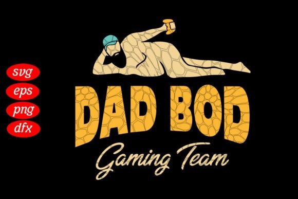 The Dad Bod Gaming Team SVG: Your Digital Tool for Creative Expression