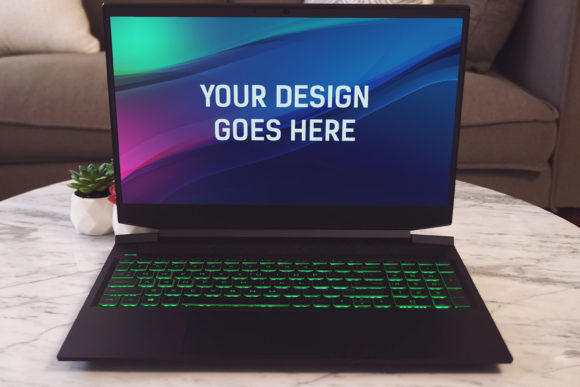 The HP Gaming Laptop Mockup 14: A Professional Asset for Digital Presentation