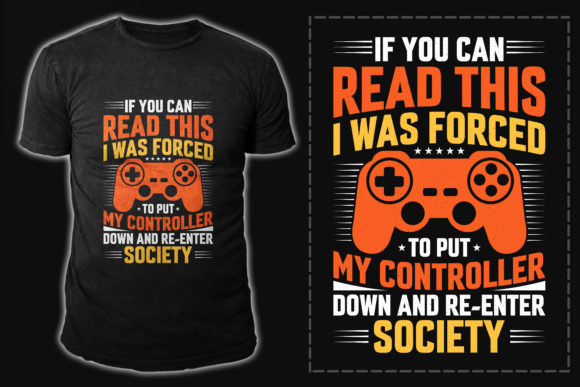 The Ultimate Gaming T-shirt Design Bundle: Power & Flexibility for Creators