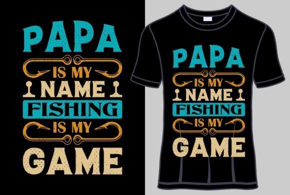 Understanding Gaming Fishing Typography T-Shirt Design